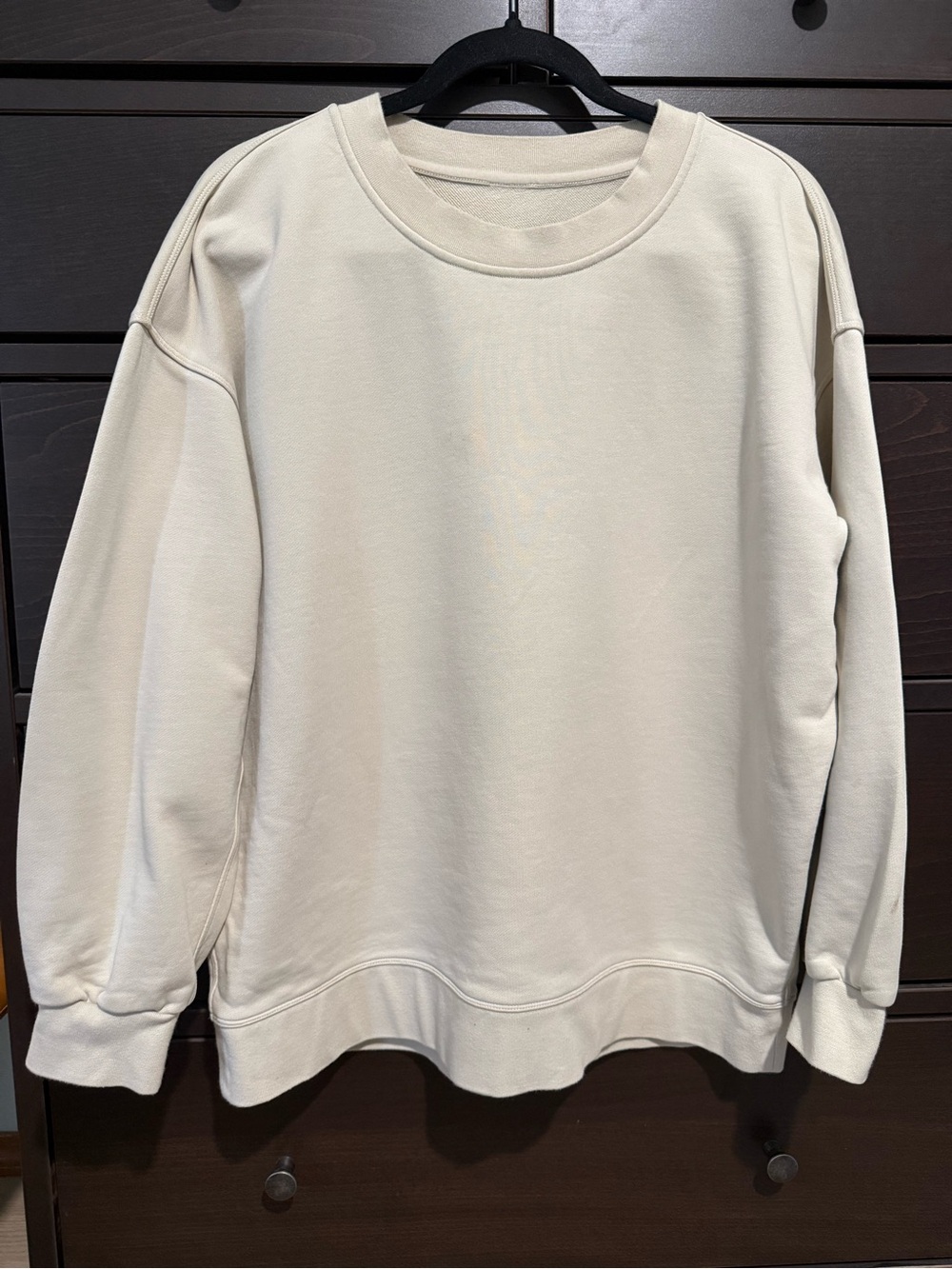 lululemon athletica Crewneck Sweatshirt in Cream